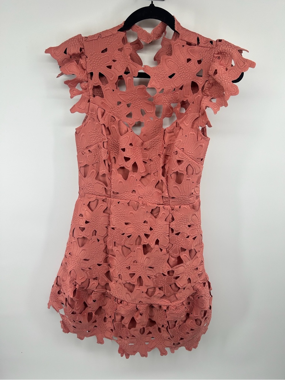SAYLOR Rose Cutout Floral Mini Dress